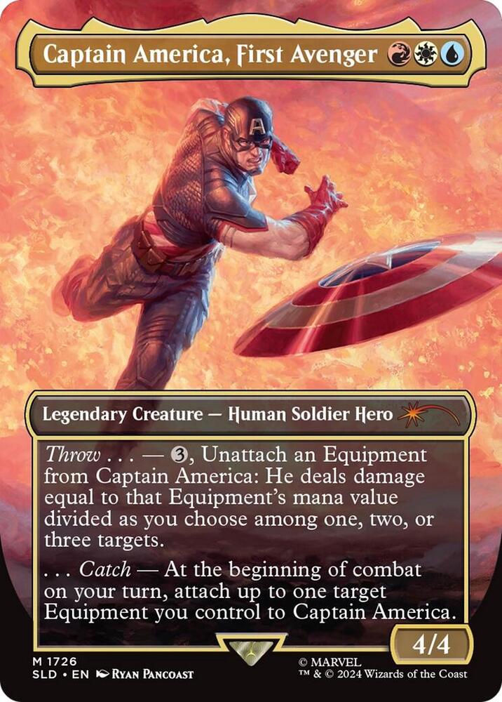 Captain America, First Avenger Secret Lair card